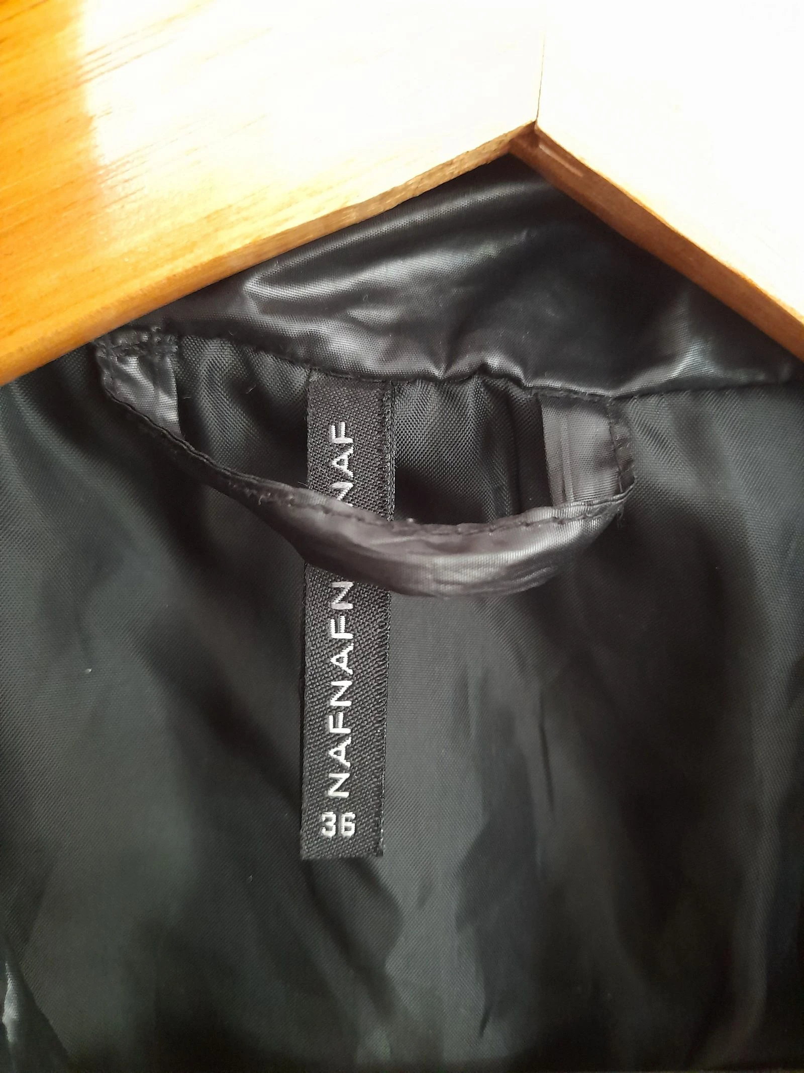 Chaqueta Acolchada NAFNAF Negra S 🖤 – photo 3